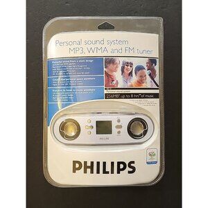 Philips Pss110 Personal Sound System MP3 WMA & FM Tuner NIP NEW FACTORY SEALED